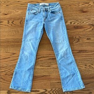 Levi’s. Vintage. Superlow boot cut. Size Junior 3petite